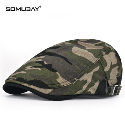 Мъжка регулируема шапка тип барета подходяща за ежедневието