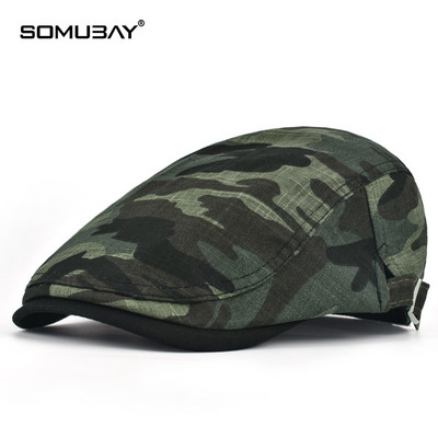 Мъжка регулируема шапка тип барета подходяща за ежедневието