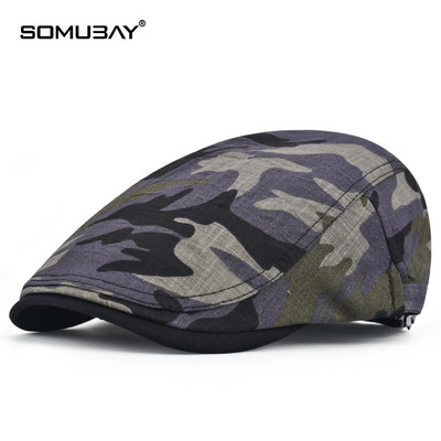 Мъжка регулируема шапка тип барета подходяща за ежедневието