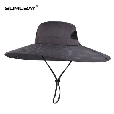 Лятна слънцезащитна шапка с широка 15см периферия