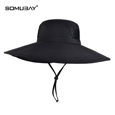 Лятна слънцезащитна шапка с широка 15см периферия