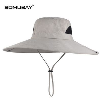 Лятна слънцезащитна шапка с широка 15см периферия