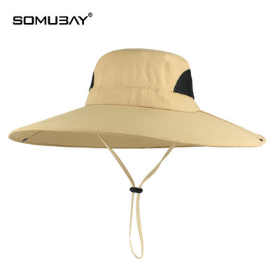 Лятна слънцезащитна шапка с широка 15см периферия