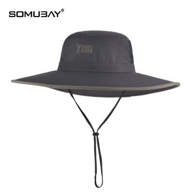 Мъжка шапка за риболов - с голяма периферия