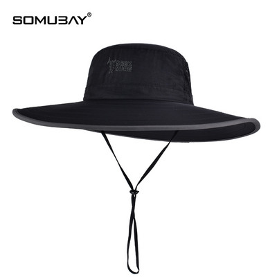 Мъжка шапка за риболов - с голяма периферия