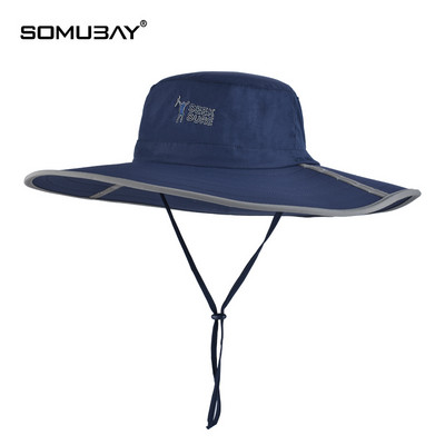 Мъжка шапка за риболов - с голяма периферия