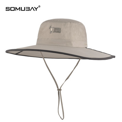 Мъжка шапка за риболов - с голяма периферия