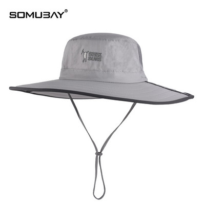 Мъжка шапка за риболов - с голяма периферия