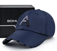 Мъжка регулируема бейзболна шапка с бродиран надпис