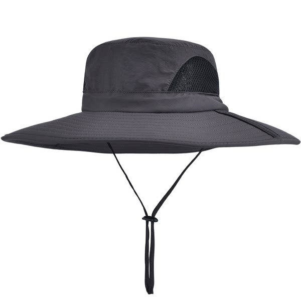 Мъжка слънцезащитна шапка - водоустойчива с широка периферия