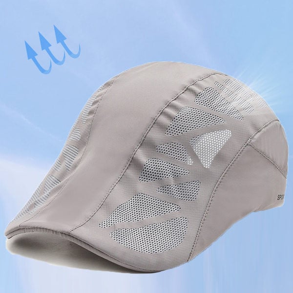 Мъжка текстилна шапка тип барета от дишаща материя 