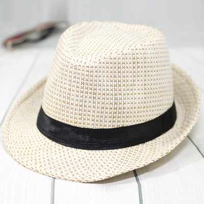 Лятна сламена шапка за мъже