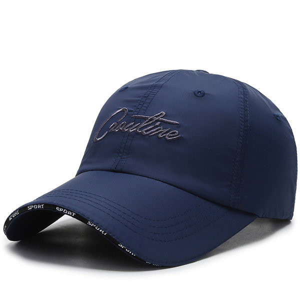 Мъжка тънка бейзболна шапка - с надпис