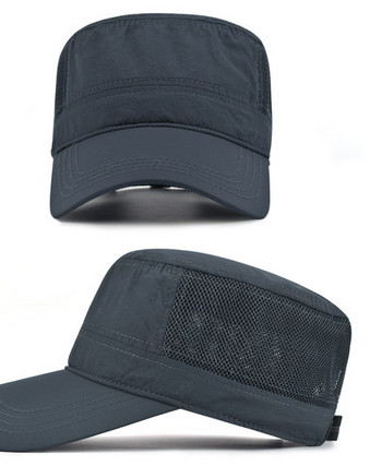 Ανδρικό καπέλο υφασμάτινο από διαπνέον υλικό με γείσο - ρυθμιζόμενο