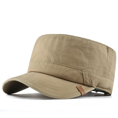 Текстилна едноцветна шапка с козирка