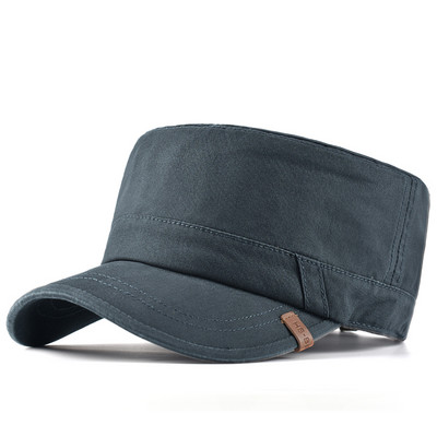 Текстилна едноцветна шапка с козирка