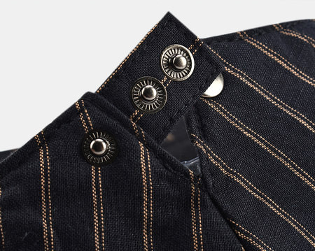 Мъжка ретро шапка - раирана 