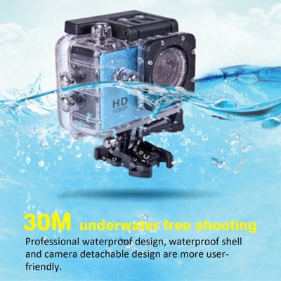 SJ4000 1080P HD екшън камера 4K 60 кадъра в секунда 5M Водоустойчива 30M Action Sport Cam Шлем Видеозапис HDMI Мини камера Професионална