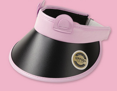 Слънцезащитна детска козирка с цветен десен