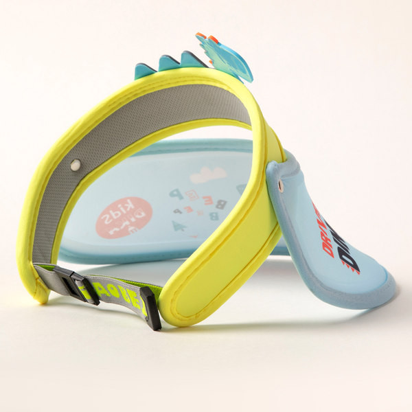 Слънцезащитна детска козирка с цветен десен