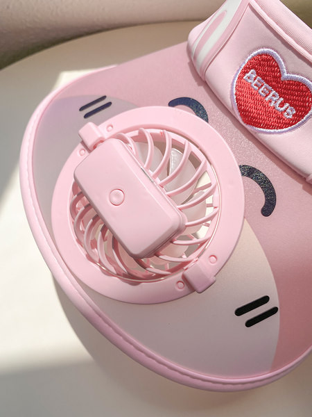 Детска слънцезащитна козирка с вентилатор