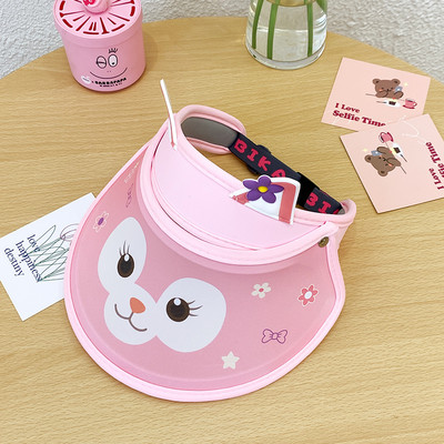 Лятна слънцезащитна шапка  с козирка и апликация за момчета и момичета 