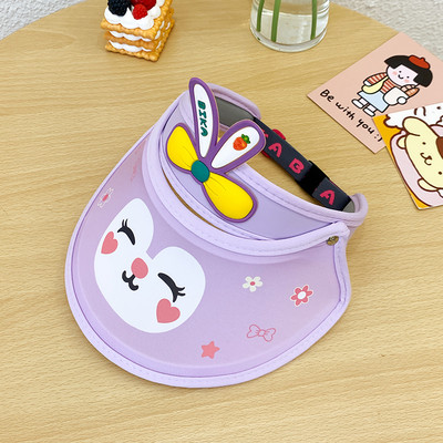 Лятна слънцезащитна шапка  с козирка и апликация за момчета и момичета 