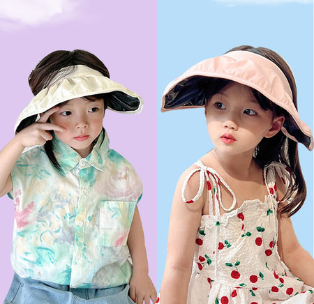 Детска лятна слънцезащитна шапка с голяма периферия 