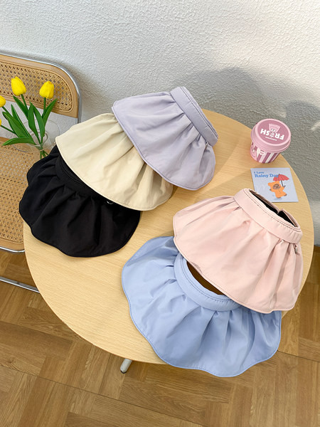 Детска лятна слънцезащитна шапка с голяма периферия 