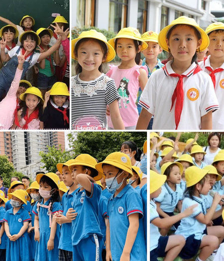 Текстилна детска шапка тип рибарска