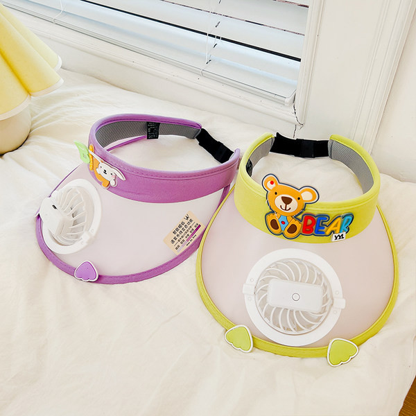 Детска шапка - с вентилатор