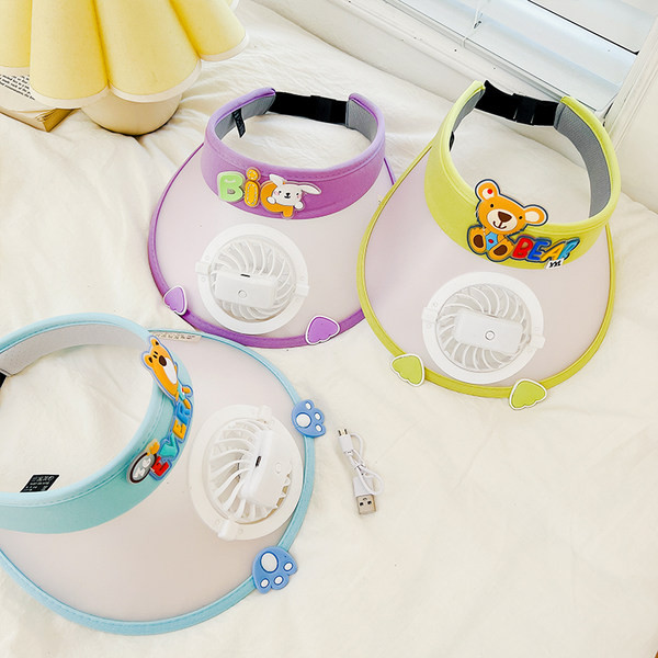 Детска шапка - с вентилатор