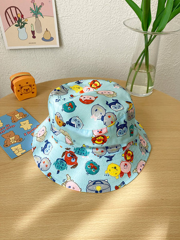Παιδικό υφασμάτινο καπέλο με πολύχρωμο σχέδιο
