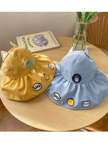 Παιδικό καπέλο ηλίου με αυτιά για κορίτσια και αγόρια