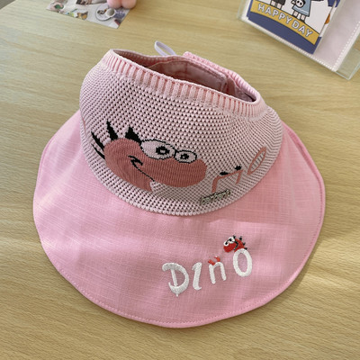 Детска цветна козирка с бродерия