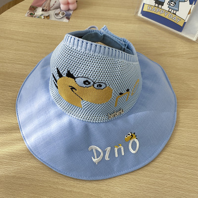 Детска цветна козирка с бродерия