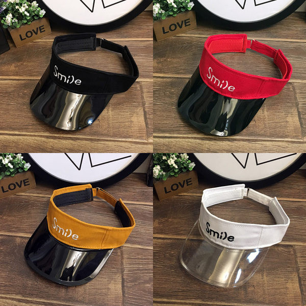 Детска прозрачна козирка за лятото с бродерия