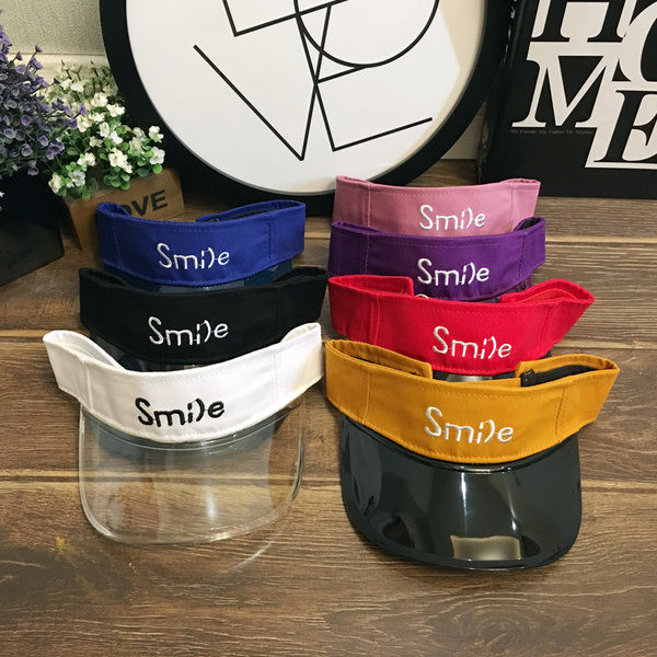 Детска прозрачна козирка за лятото с бродерия