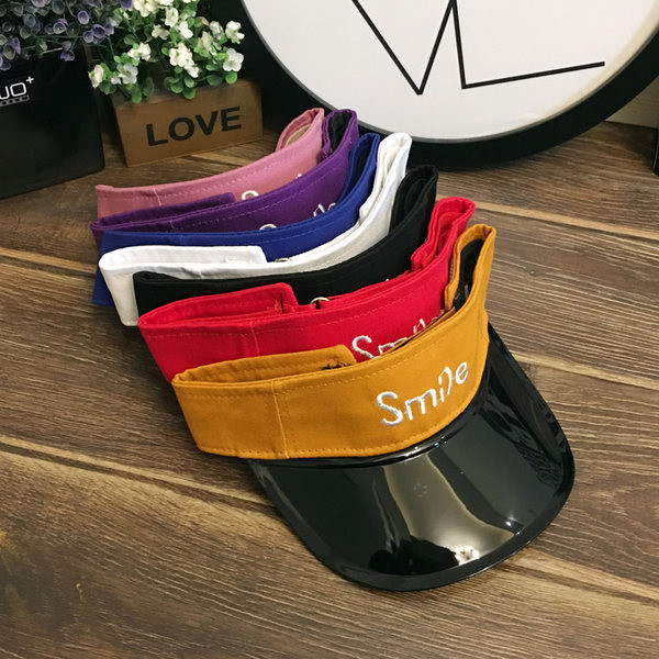 Детска прозрачна козирка за лятото с бродерия