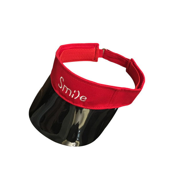 Детска прозрачна козирка за лятото с бродерия