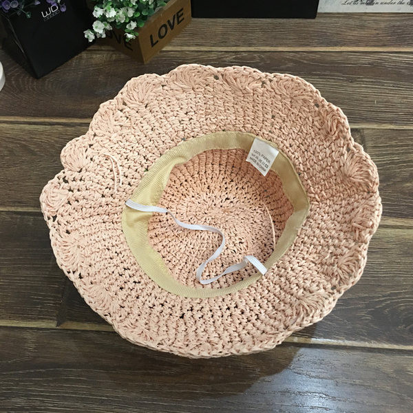 Сламена шапка за момичета 