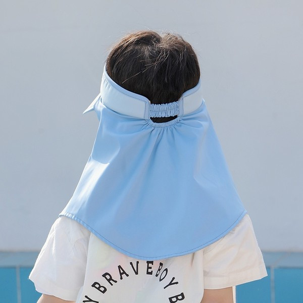 Детска лятна шапка - със защита за лице 