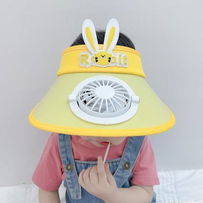 Széles karimájú gyermekellenző beépített ventilátorral