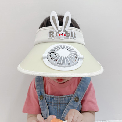 Széles karimájú gyermekellenző beépített ventilátorral