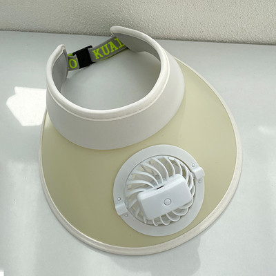 Széles karimájú gyermekellenző beépített ventilátorral