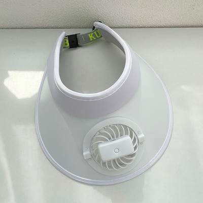Széles karimájú gyermekellenző beépített ventilátorral