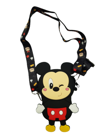 Чанта Minnie and Mickey - Disney , Мики Маус, Силиконова, 16х10 см