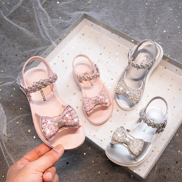 Dječje sandale za djevojčice s kamenčićima