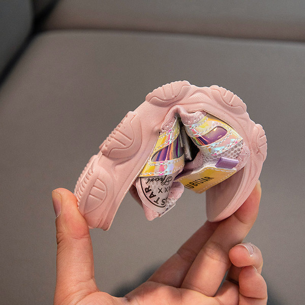 Sandale za djevojčice - sportske s mekanim potplatom