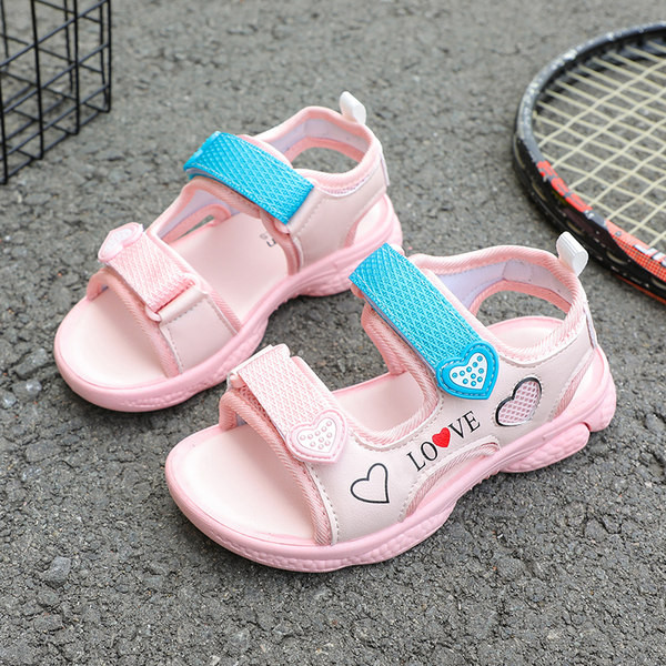 Dječje sandale za djevojčice sa natpisom